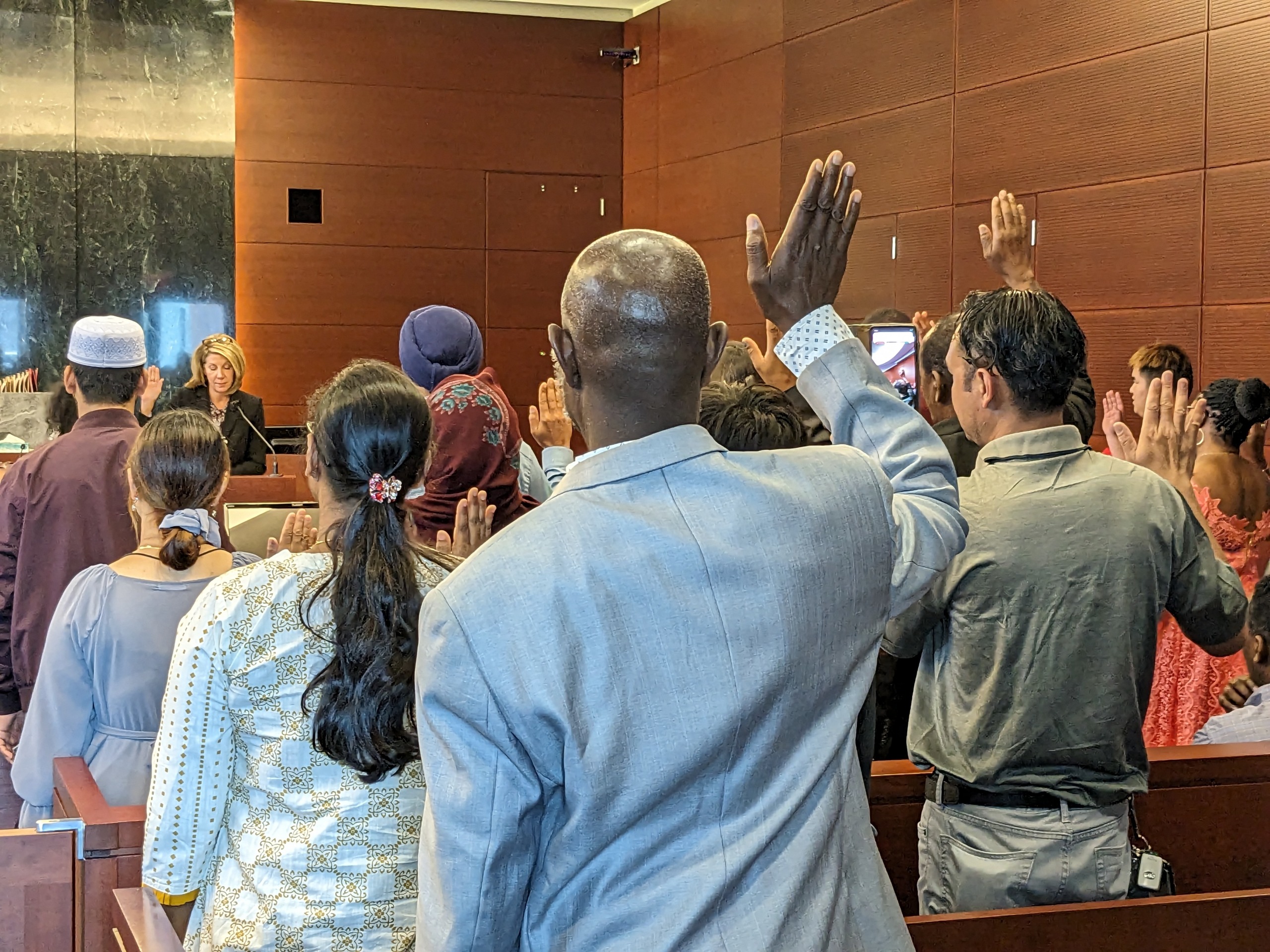 50 New Americans Take Their New Citizenship Oaths at Federal Court on July 5, 2023.